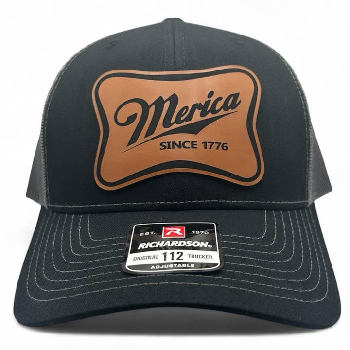 Merica 1776 - Richardson 112 Trucker Hat - Multiple Colors for wholesale by Brave Mind Hat Co