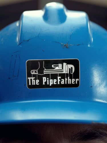 Pipefather sticker for wholesale by Brinnvill Books
