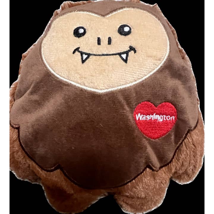 WASHINGTON BIGFOOT plush squeaky dog toy for wholesale by Pet Souvenirs