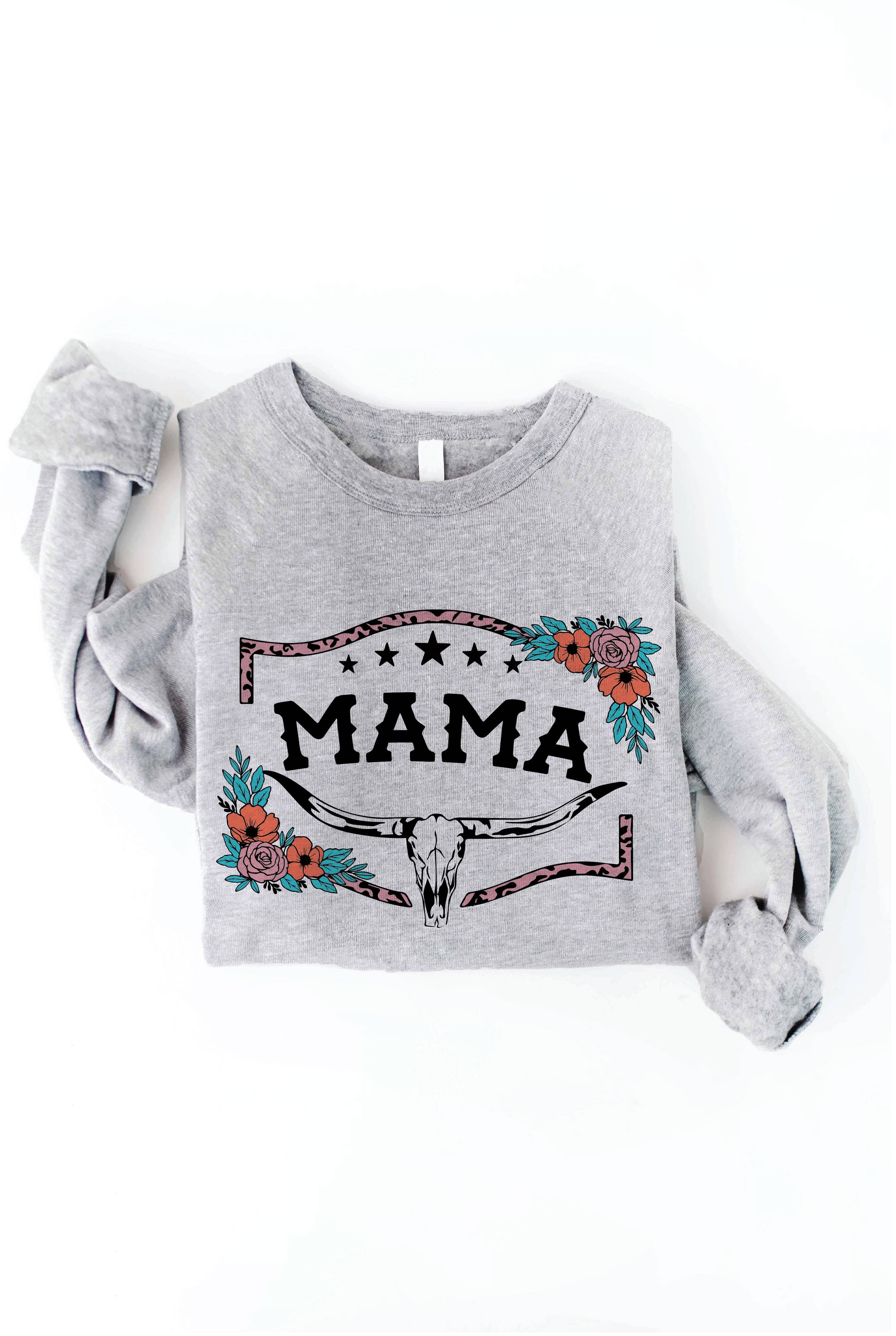 OAT COLLECTIVE – Camisola gráfica - Mulher por atacado – Camisola gráfica MAMA - Casual Fit10