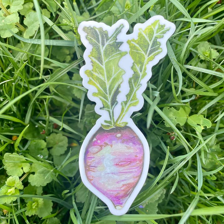 Willough Designs - Wholesale Sticker - Radish Sticker2