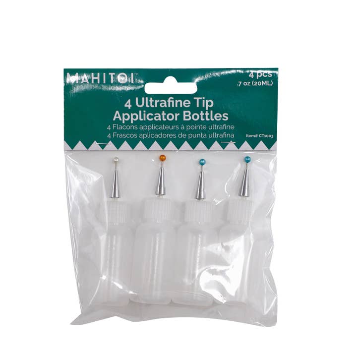 Mahitoi - Wholesale Craft Tool - MAHITOI â„¢ 4 Tip Applicator Bottles