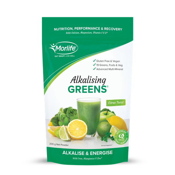 Morlife - Wholesale Protein/superfood powder - Alkalising Greens Citrus Twist 200g0