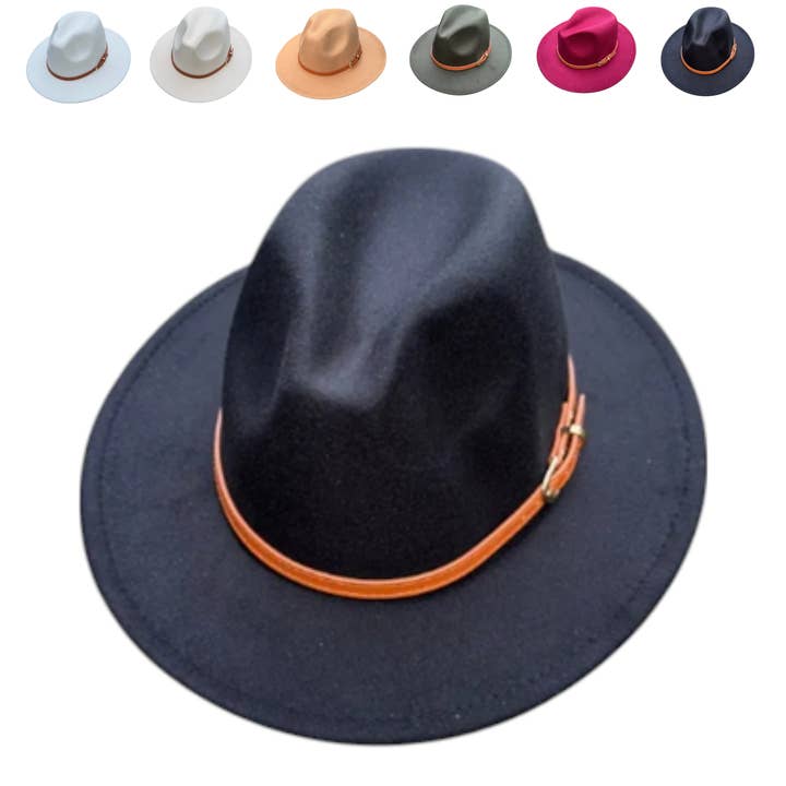Classic Short Brim Fedora Hat – Vintage & Timeless! for wholesale by Portia Hat