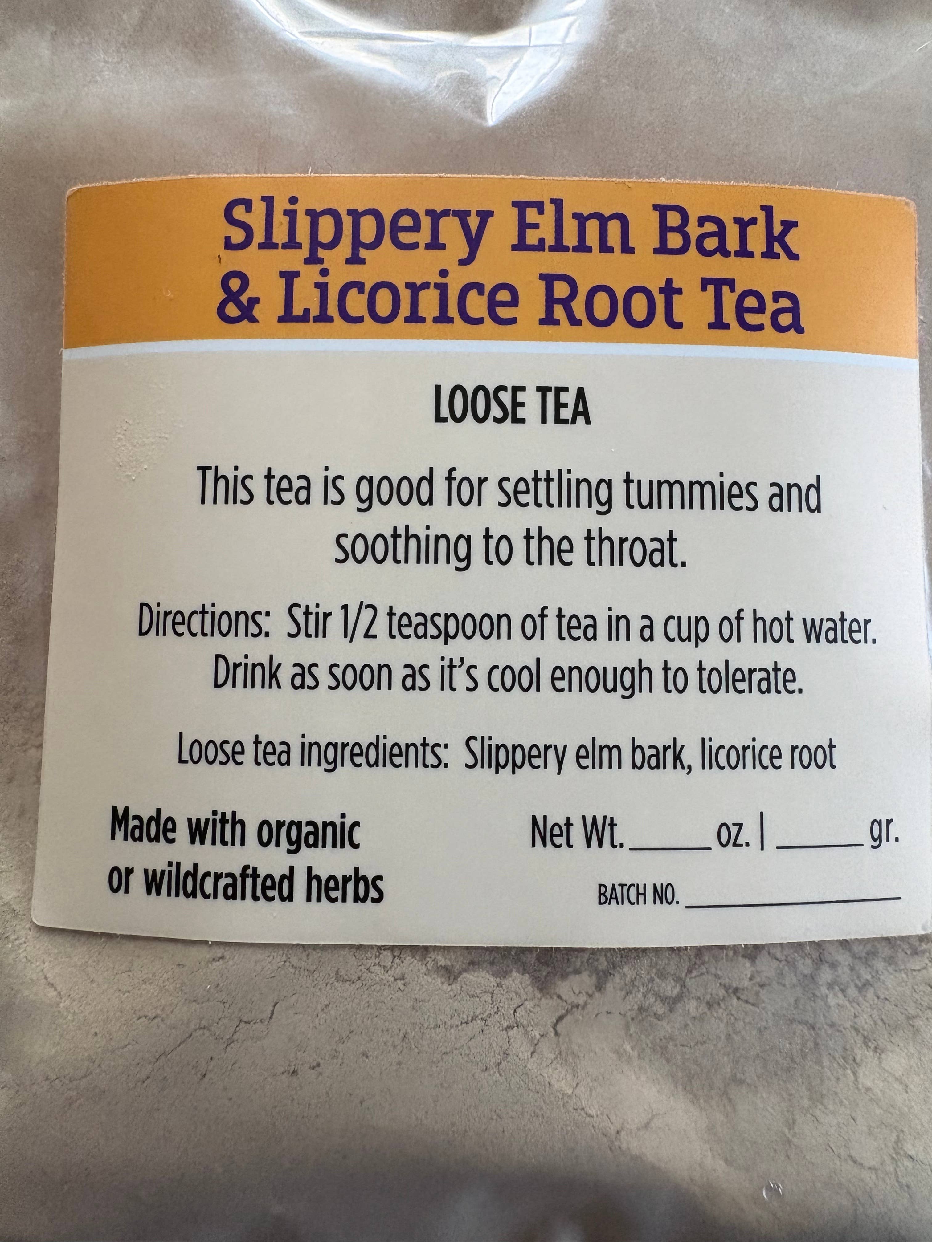 Mountain Spirit Herbals LLC. - Vente Thés santé/détox - Thé à l'écorce d'orme rouge et à la racine de réglisse2