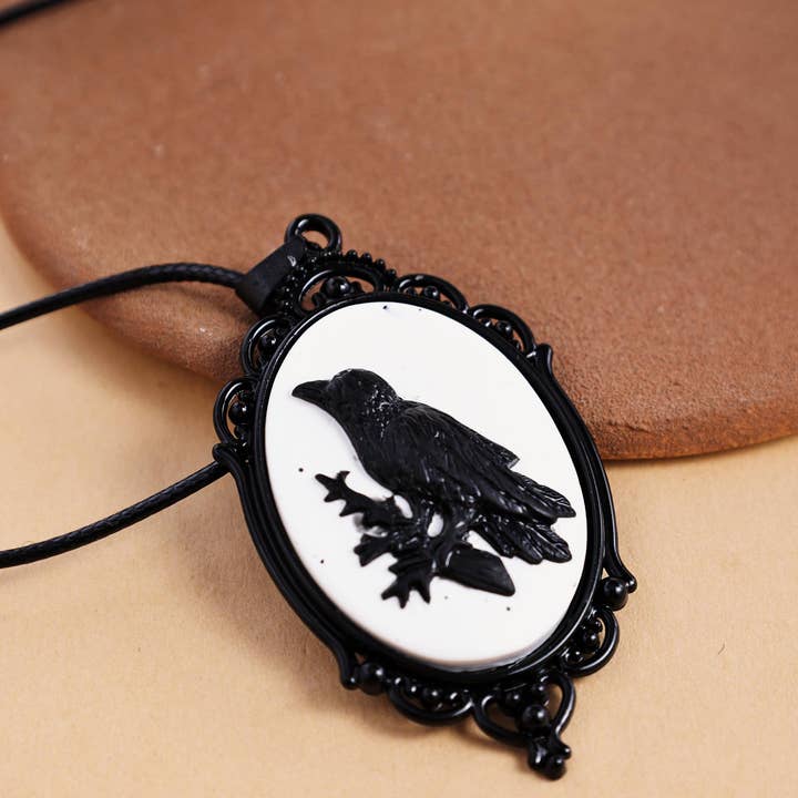 Revelari - Wholesale Pendant/Charm Necklace - Gothic Vintage Cameo Pendant Necklace7