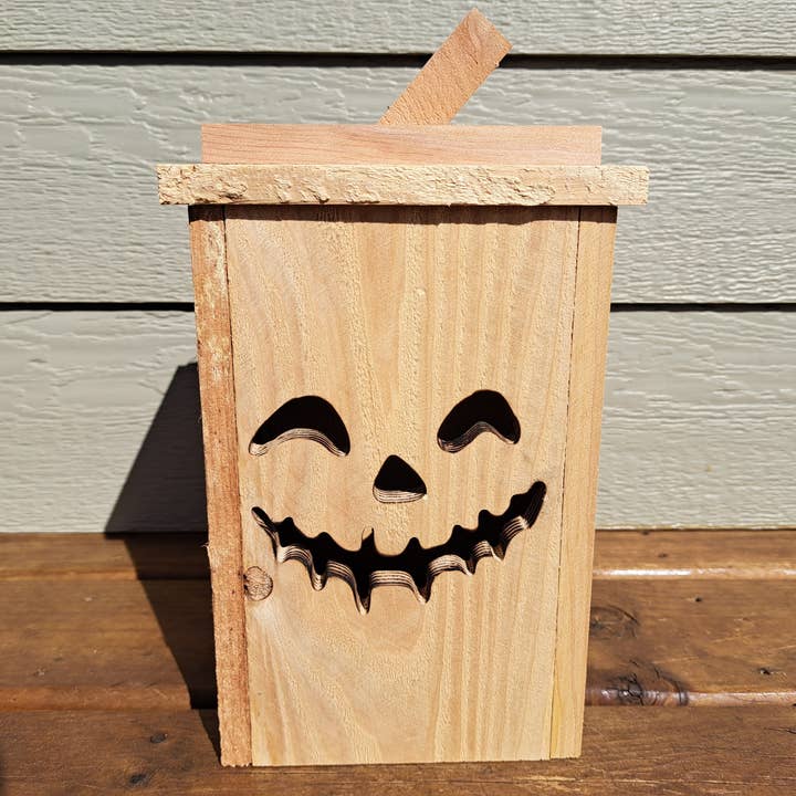 Rustic Brook Farm - Wholesale Outdoor Ornament/Decor - Rustic Wooden Jack O' Lantern