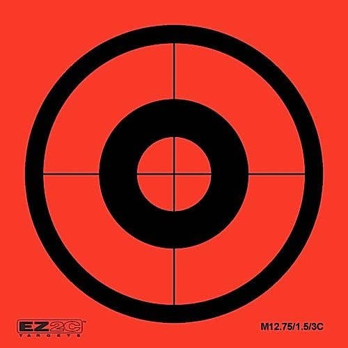 EZ2C Targets - Wholesale Sporting Accessories - 25 EZ2C Mini Shooting Targets Bright Fluorescent Self-Adhesive 3.5"x3.5" (25 count)9