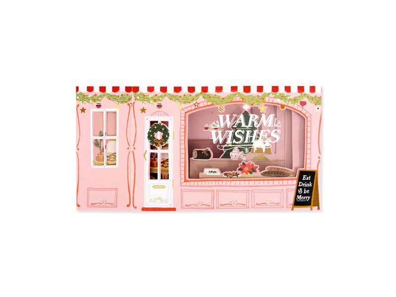 UWP Luxe - Wholesale Christmas Card - Festive Bakery Pop-Up Card1
