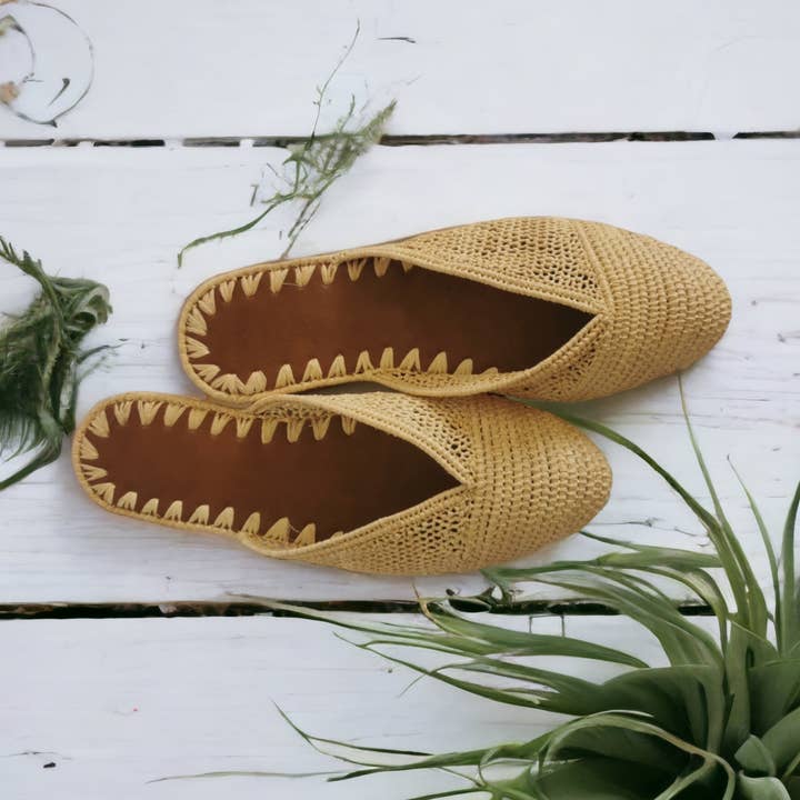 Berberparadise - Wholesale Sandals - Women's - Boho Sandals in natural raffia0