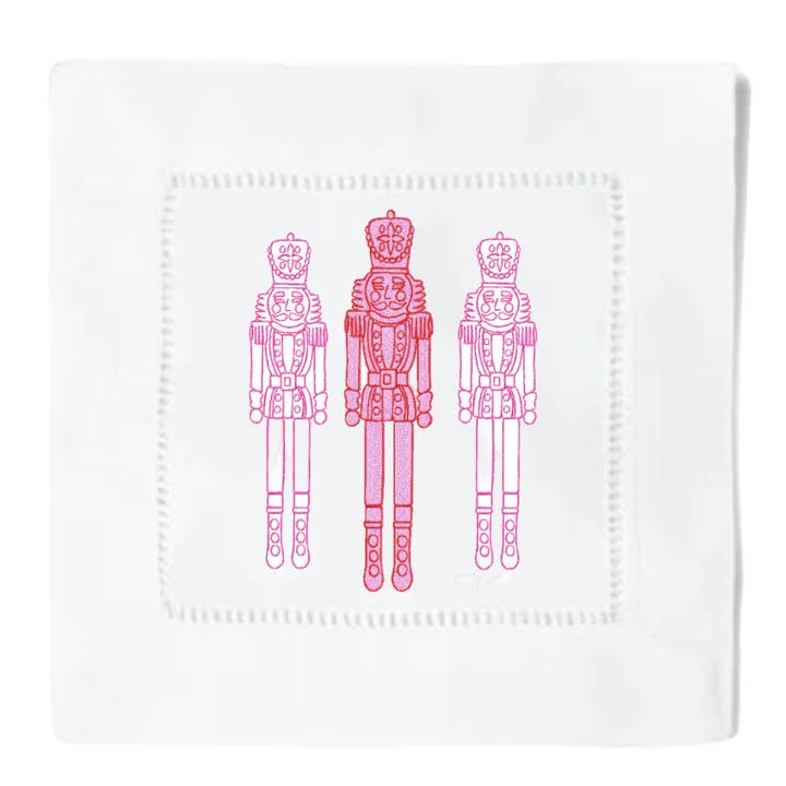 Nøddeknækkere Cocktailservietter for engroshandel hos Blythe Embroidery Co.