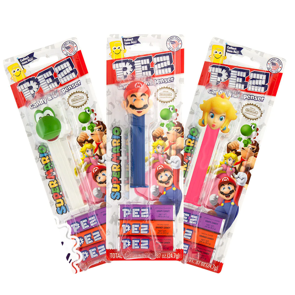 Cow Crack Wholesale - Wholesale Hard Candy - PEZ Nintendo Blister Pack0