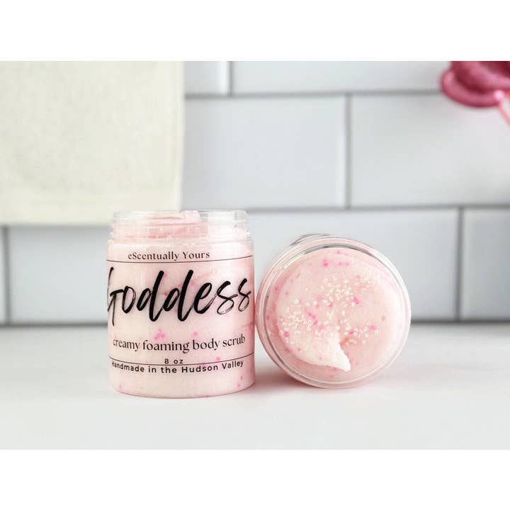 eScentually Yours - Wholesale Body Scrub/Exfoliant - Pink Sugar Handmade Whipped Foaming Scrub Body Wash - Vegan2