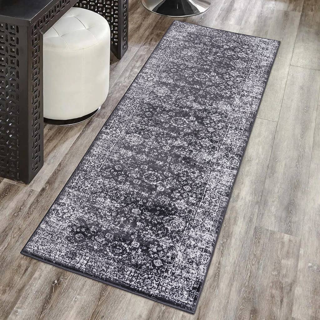 Olliix - Wholesale Area Rug - Distressed Vintage Persian Woven Area Rug/Runner, Black14