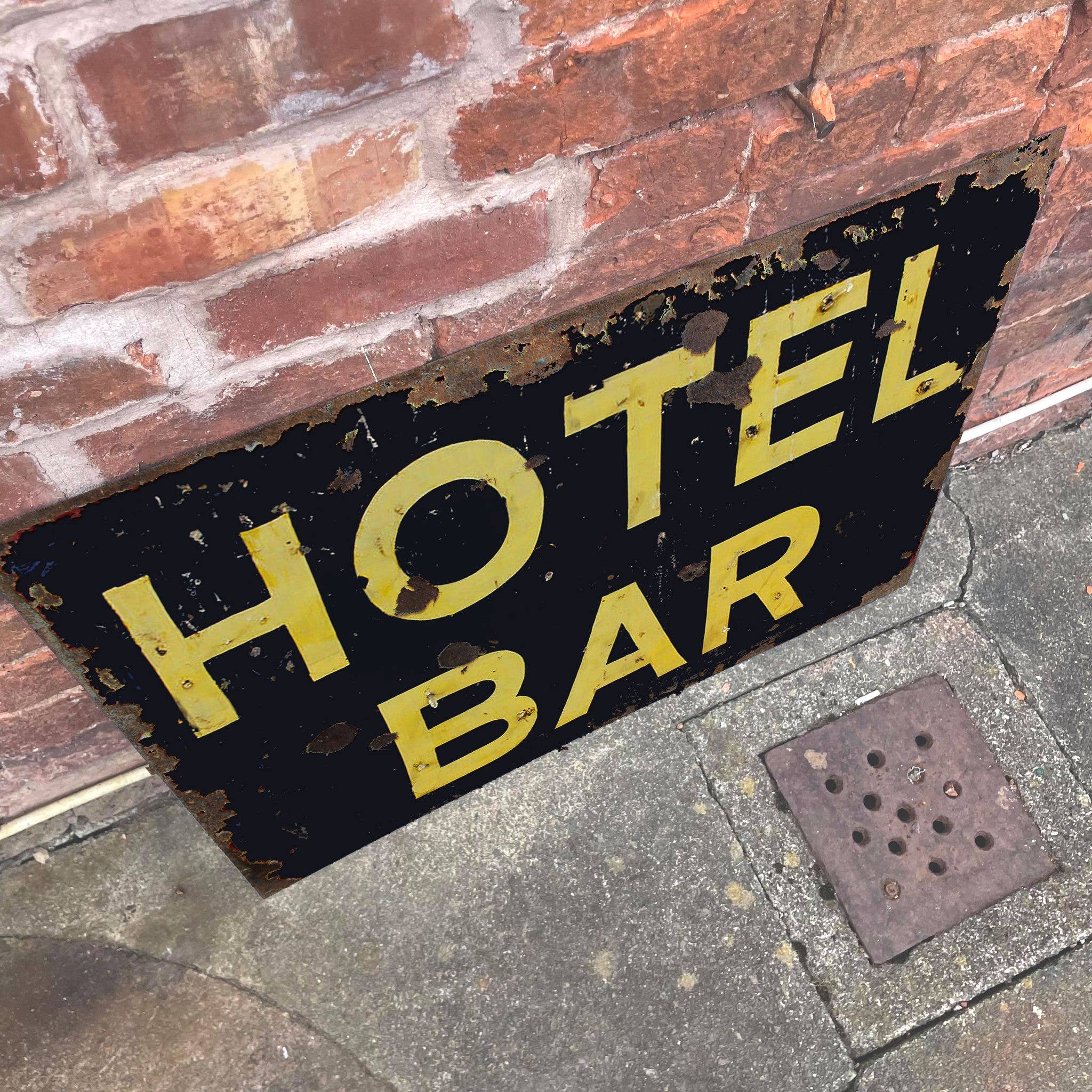 The British Metal Signs Company – wholesale Sign – Hotel Bar - Metal Advertising Wall Sign2