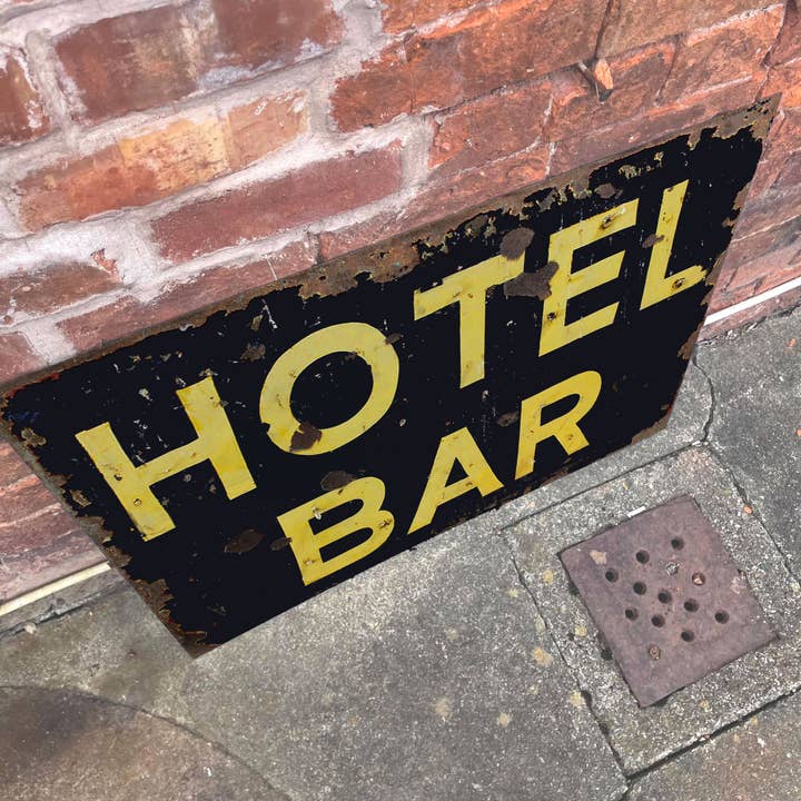 The British Metal Signs Company – wholesale Sign – Hotel Bar - Metal Advertising Wall Sign2