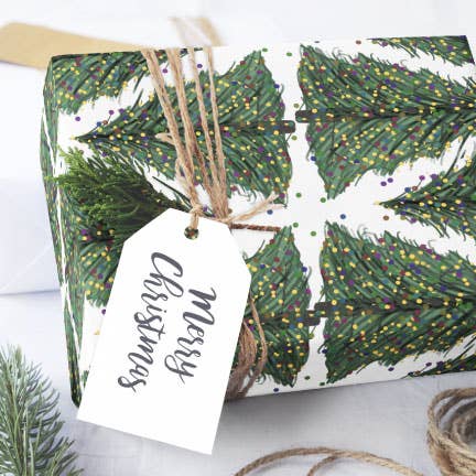 Pink House On River Road - Wholesale Flat Wrap - Nutcracker Christmas Holiday Gift Wrapping Paper4