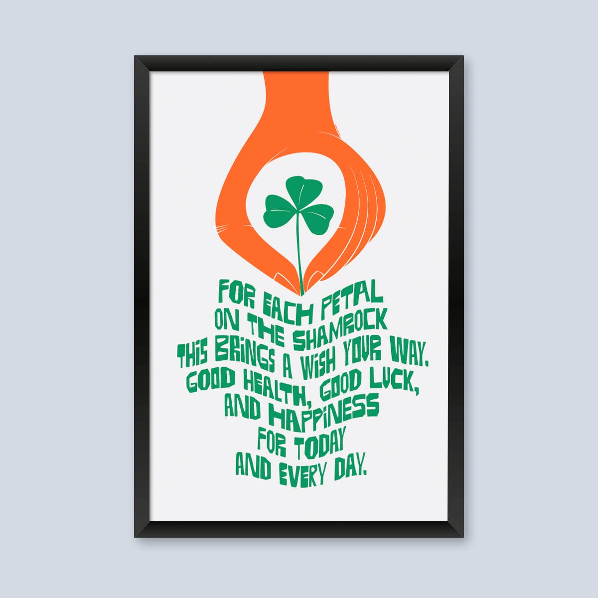 Aran Art Studio - Wholesale Poster - Shamrock Ireland Poster (Original print 24" x 36") Irish0