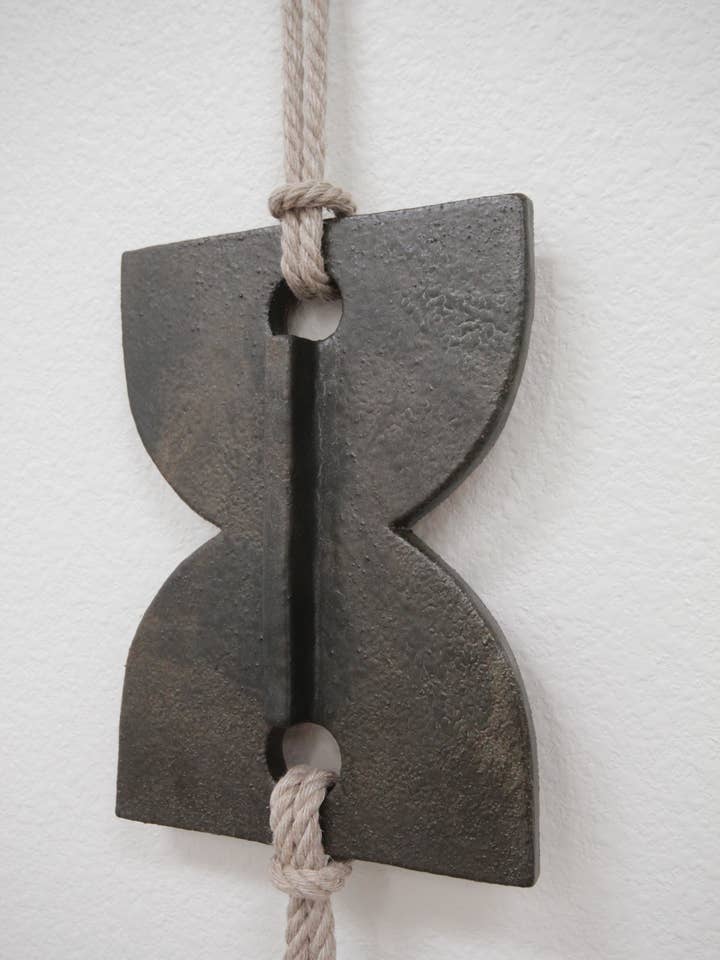 Glyph Wall Sculpture - Neptune W/ Rope for wholesale by Fanny Penny