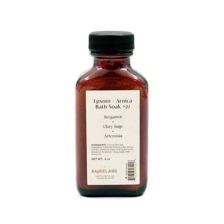 Baudelaire - Wholesale Bath Soak/Milk - PURIFY – Epsom + Arnica Soak 4oz