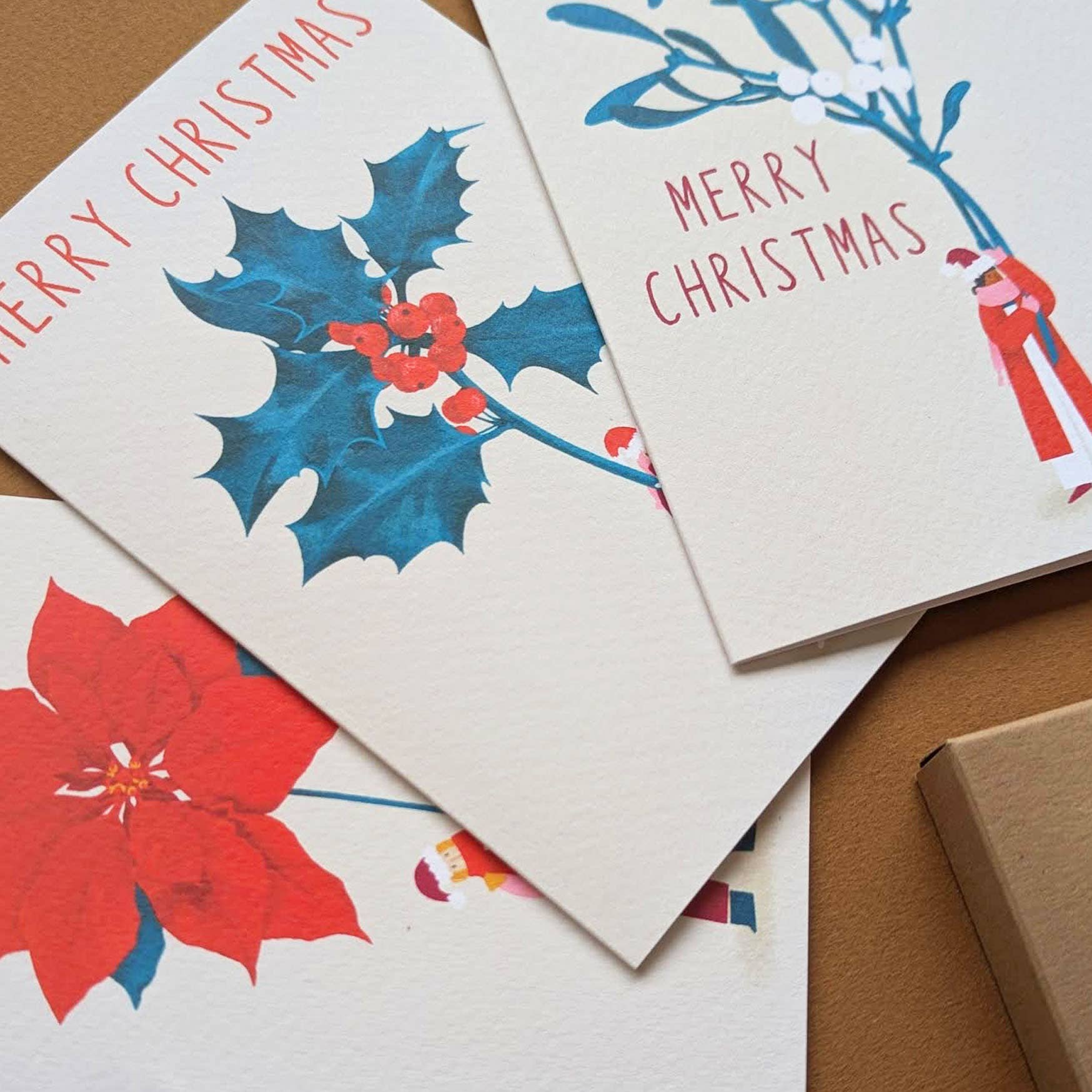 Elsa Rose Frere - Wholesale Christmas Card - Floral Christmas Card Pack2