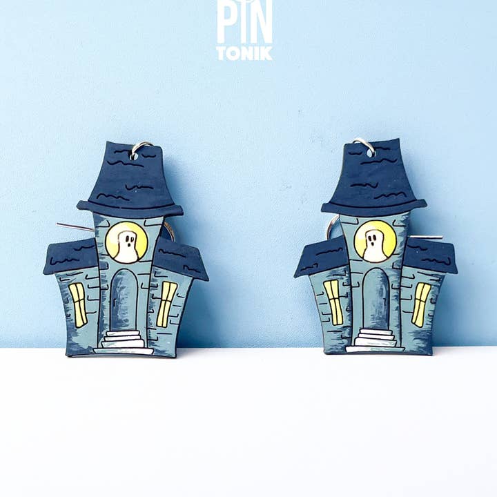 Brincos de Fantasma da Mansão Assombrada & Bruxa Assustadora por atacado de PinTonik
