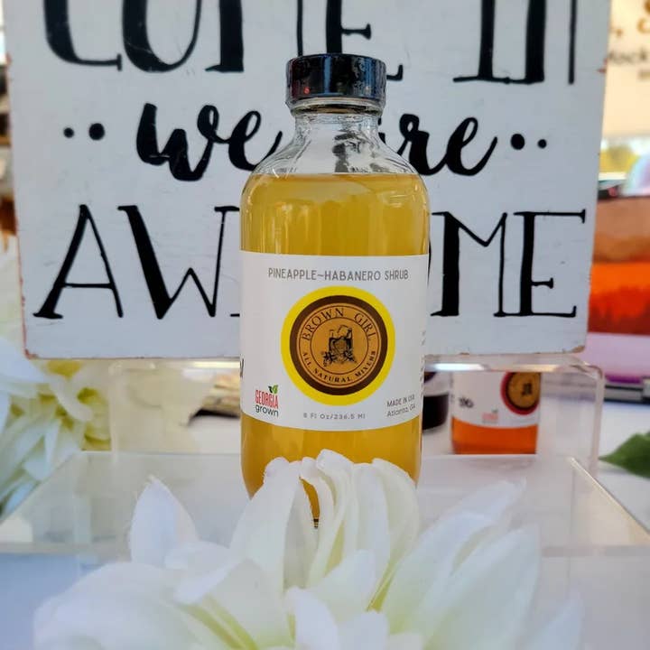 Brown Girl Mixers - Wholesale Cocktail Mix/Syrup - Pinapple Habanero Shrub1