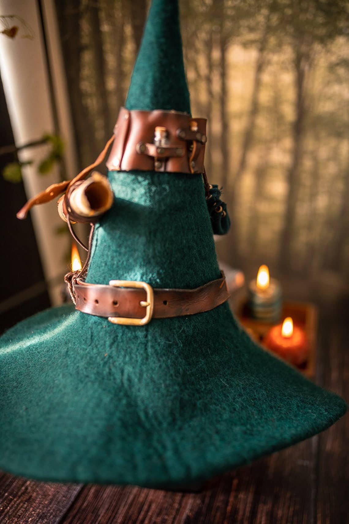 Costurero Real - Wholesale Costume - Women's - Alchemist witch hat adventurer larp magician forest wizard6