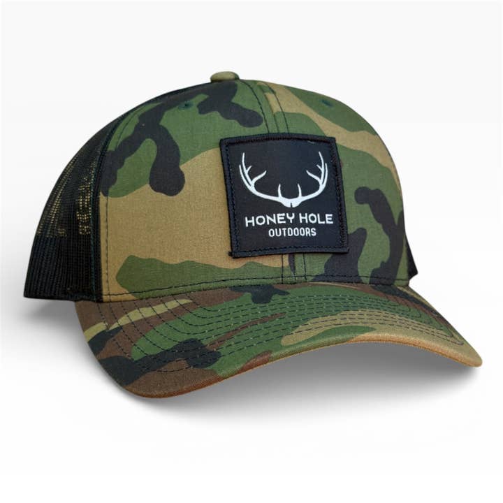 Snapback - Big Buck - Esercito/Nero per la vendita all'ingrosso da parte di Honey Hole Outdoors
