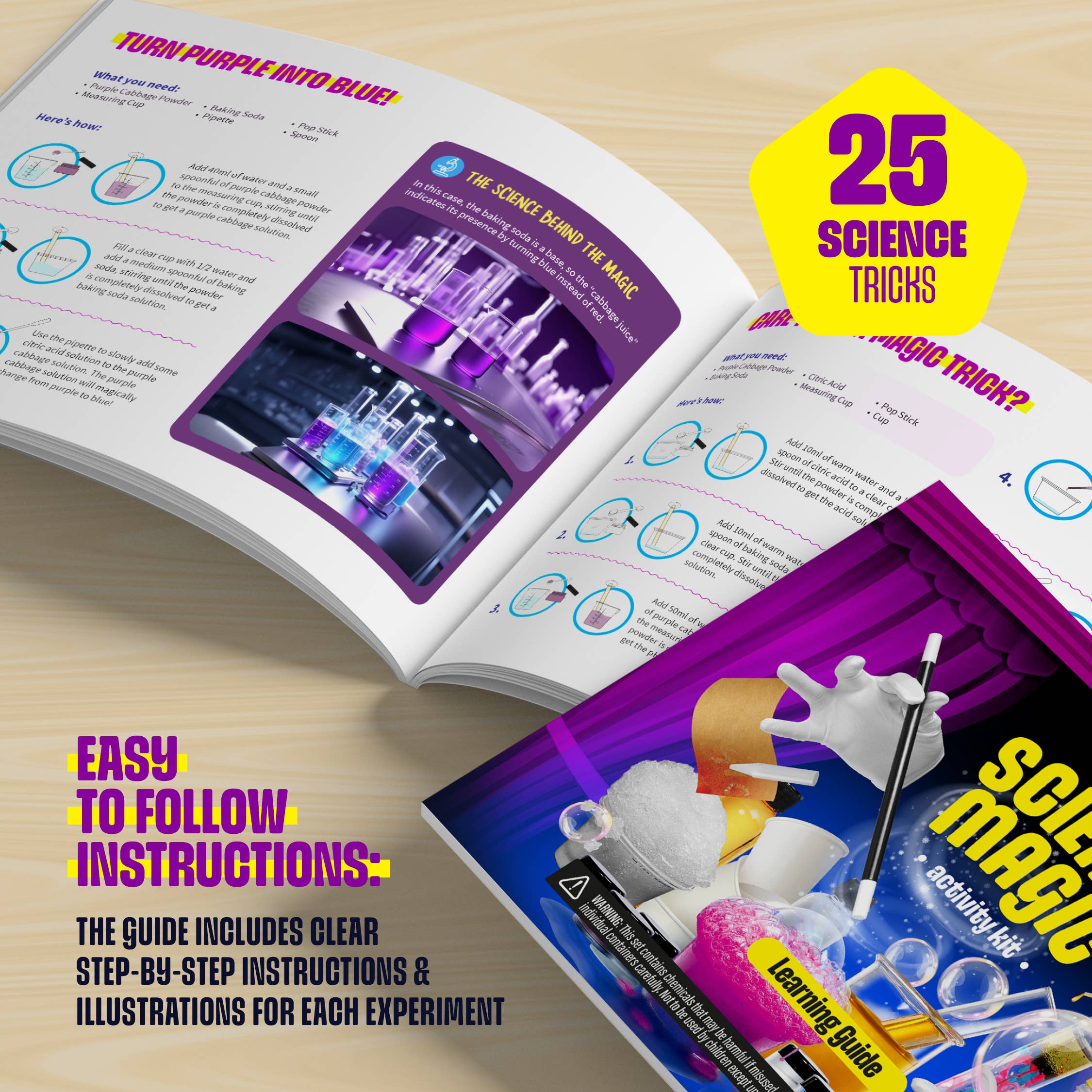 Dan&Darci - Wholesale Toy Set - Kids - Science Magic Kit for Kids - Experiments STEM Boy Toys, Gift2