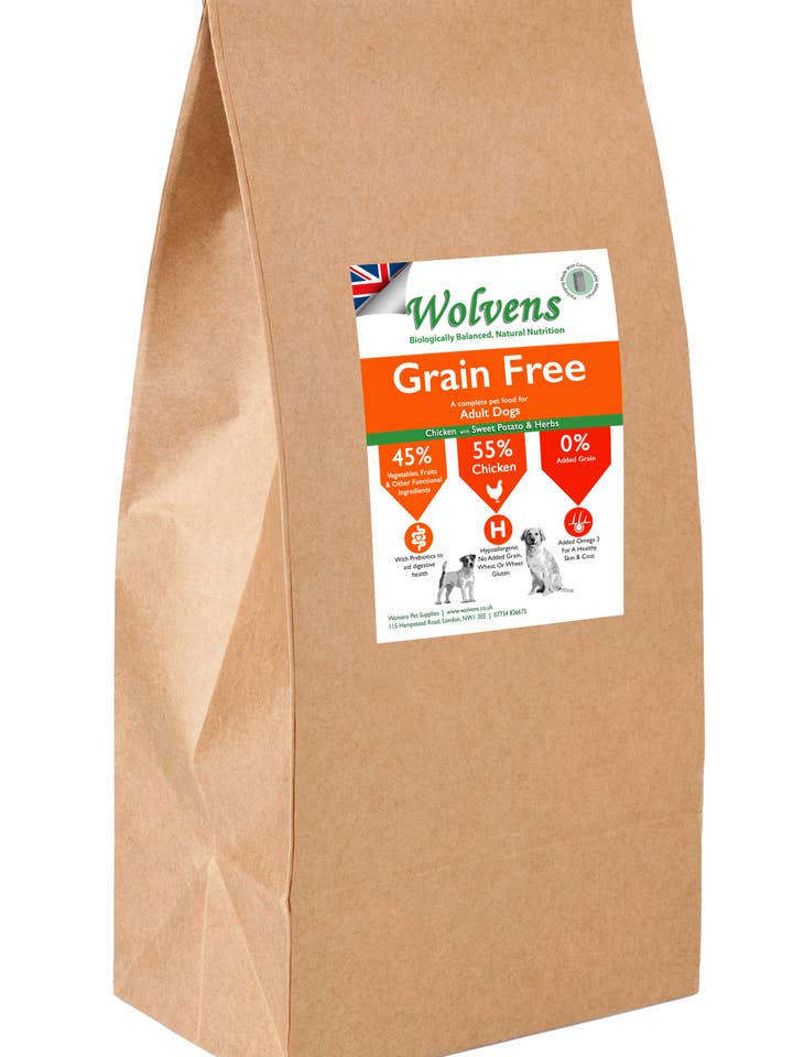 Wolvens Grain Free Dog Food for wholesale by Wolvens Pet Supplies