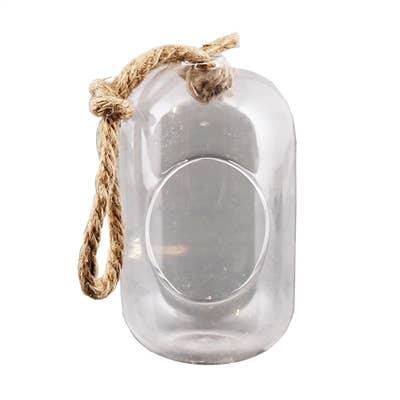 HomArt – Großhandel Terrarium – HomArt Sole hängendes Glas-Terrarium, klein1