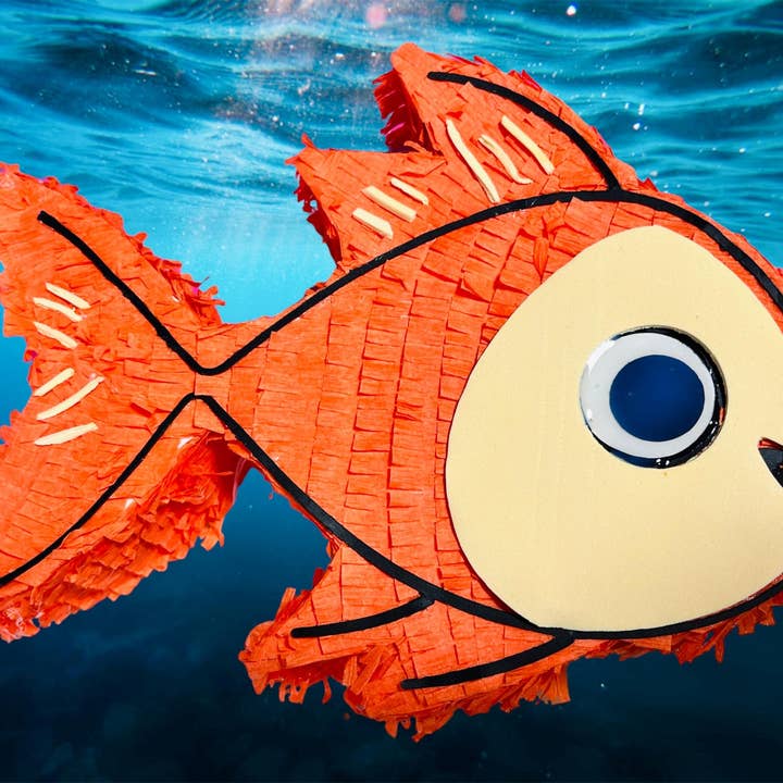 My Soiree Designs - Wholesale Party Favor - Goldfish Mini Pinata for Luau Party or Mermaid Theme