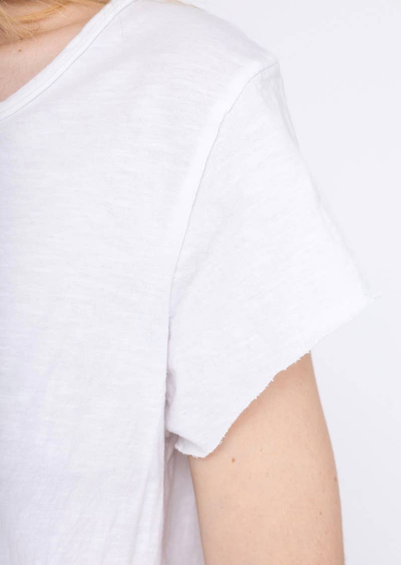 LINEN & COTTON HOUSE – Engroshandel T-shirt – til kvinder – Bomuld t-shirt med rund hals, basis 811735