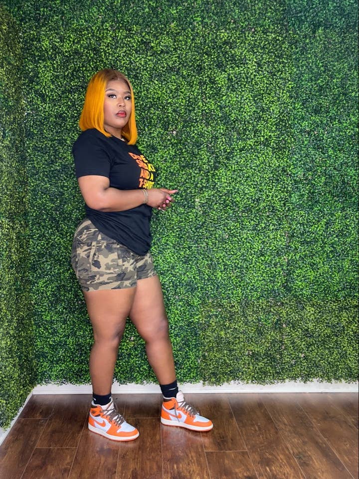 House of Celine - Wholesale Shorts - Women's - CARMEN CAMO CARGO SHORTS3