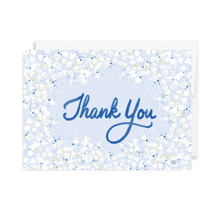 Lily of the Valley Thank You Card for wholesale by EverElling