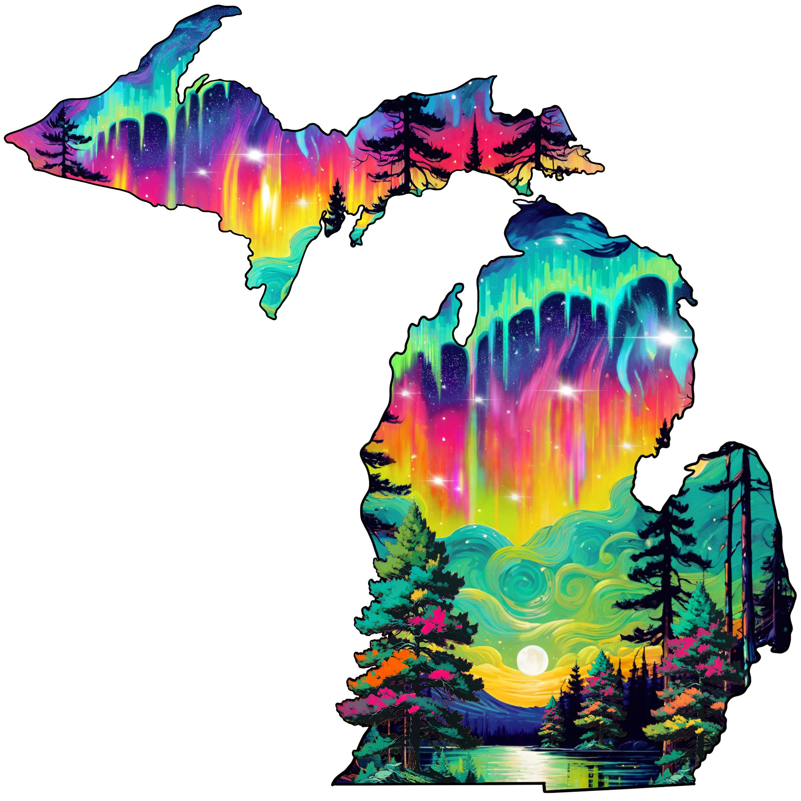 Art Factory LLC - Vente Puzzle – adulte - Puzzle en bois de l'État du Michigan2