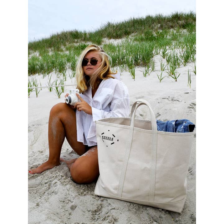 Steele Canvas Basket Corp. - Vendita all'ingrosso Borsa tote - Unisex - Borsa a tracolla in tela naturale, misura media4