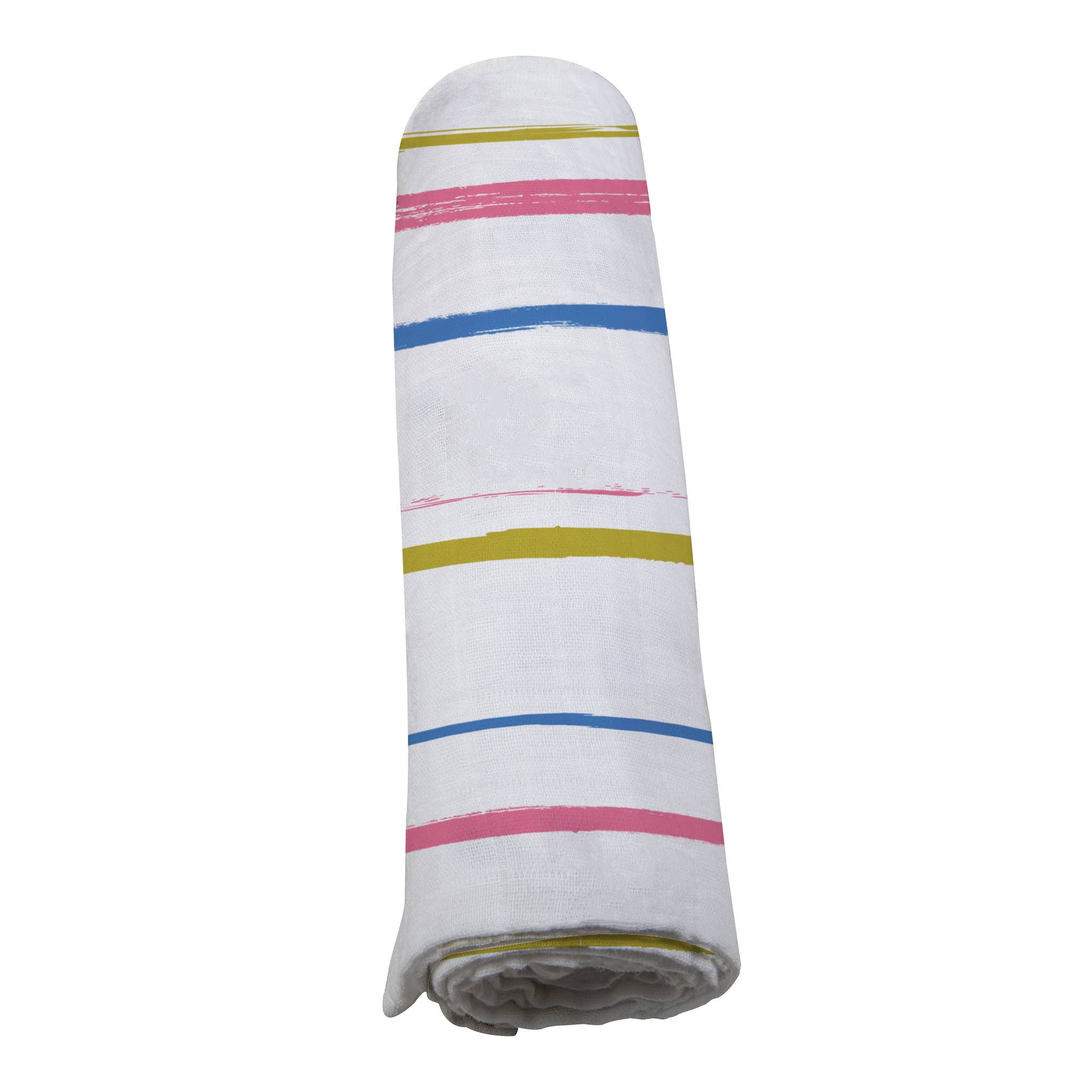 Newcastle Classics - Wholesale Inbakerdoek - Baby - Aquarel streep katoenen swaddle4