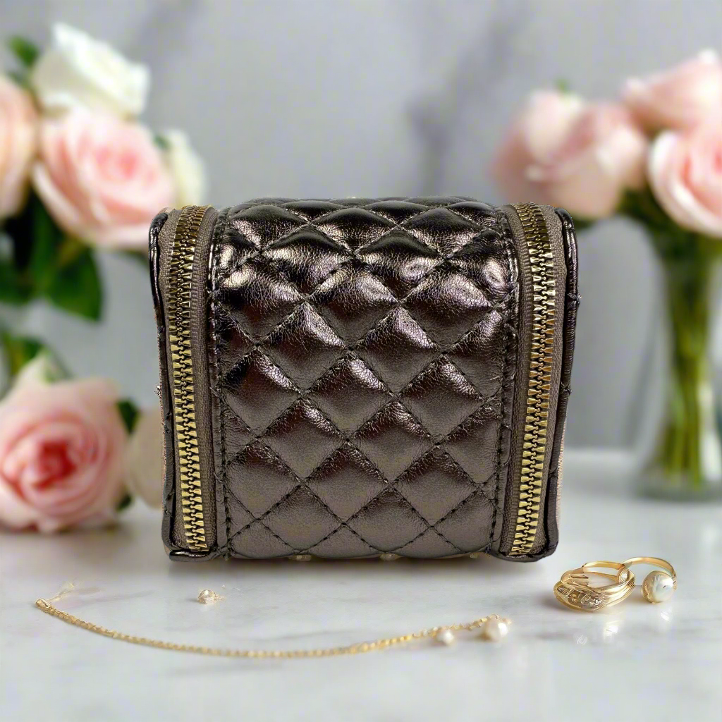 PurseN (new) – wholesale Jewellery box/organiser – Train Jewelry Case - Bronze9