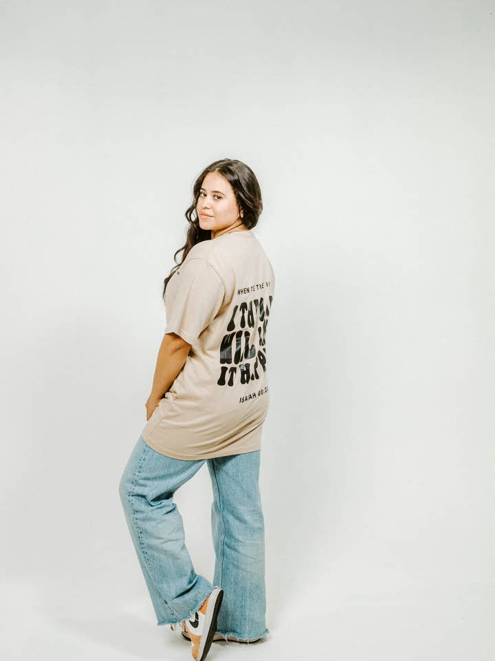 I, the Lord, Will Make It Happen Unisex Tee for wholesale by The Good News Apparel