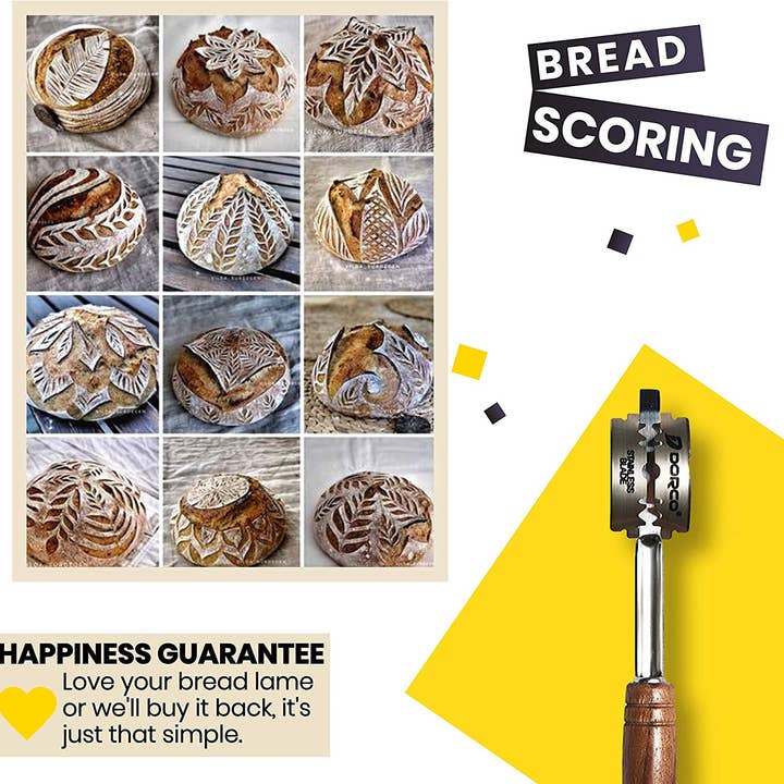 O'Delice Bakery - Wholesale Kitchen Tool/Gadget - Bread Lame Handcrafted in Walnut Wood With Storage & Blades4