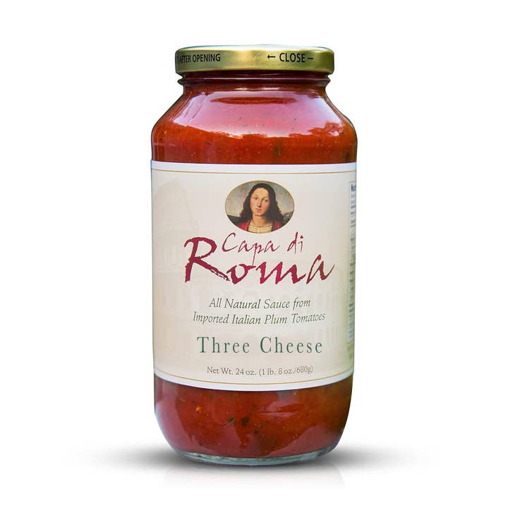 Three Cheese Sauce for wholesale by Capa di Roma, Inc.