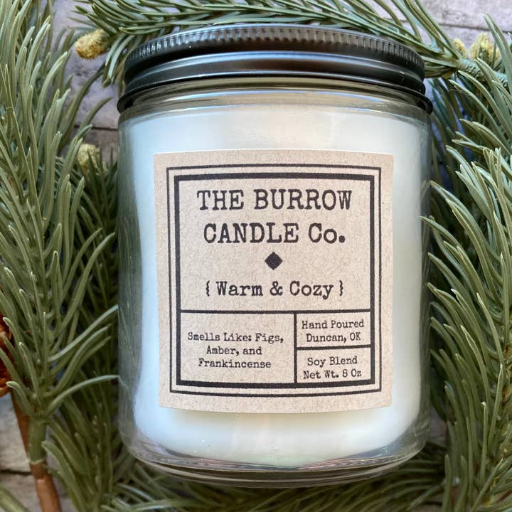 Warm & Cozy - Winter for wholesale by The Burrow Candle Company
