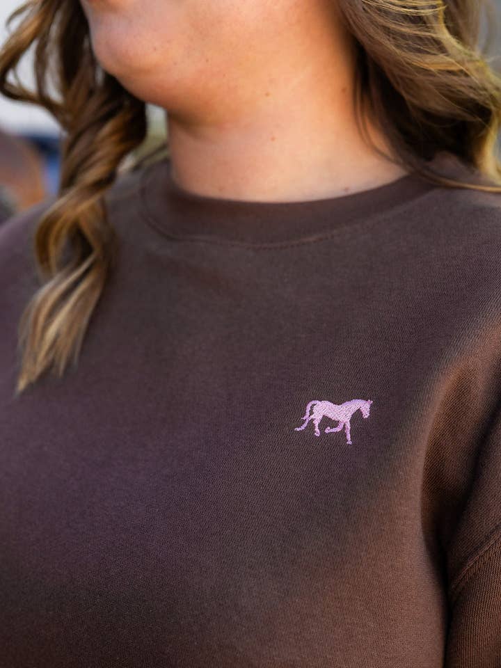 Bridle Up Hope Shop - Wholesale Sweatshirt - Women's - Chestnut Charm Sweatshirt1
