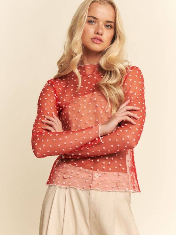 MESH LAGEN TOP voor wholesale door Davi & Dani