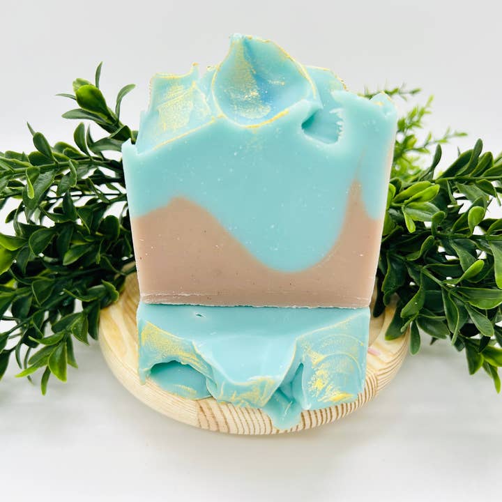 SARATOGA NATURAL BODY CARE LLC - Wholesale Bar Soap - Beach Bum Handmade Soap Bar VEGAN Cold Process Soap