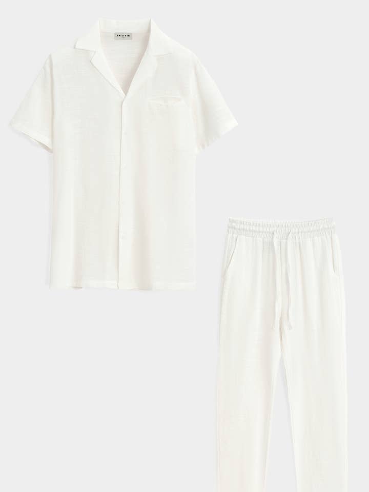 BM24Z96-15 Bijpassend set Vloeiende snit Ontspannen ontwerp voor wholesale door Frilivin