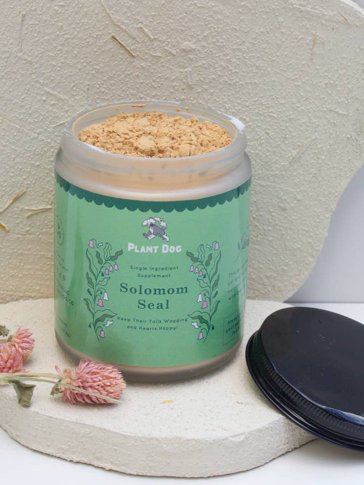 Solomon Seal pulver til hunde for engroshandel hos Plant Dog LLC