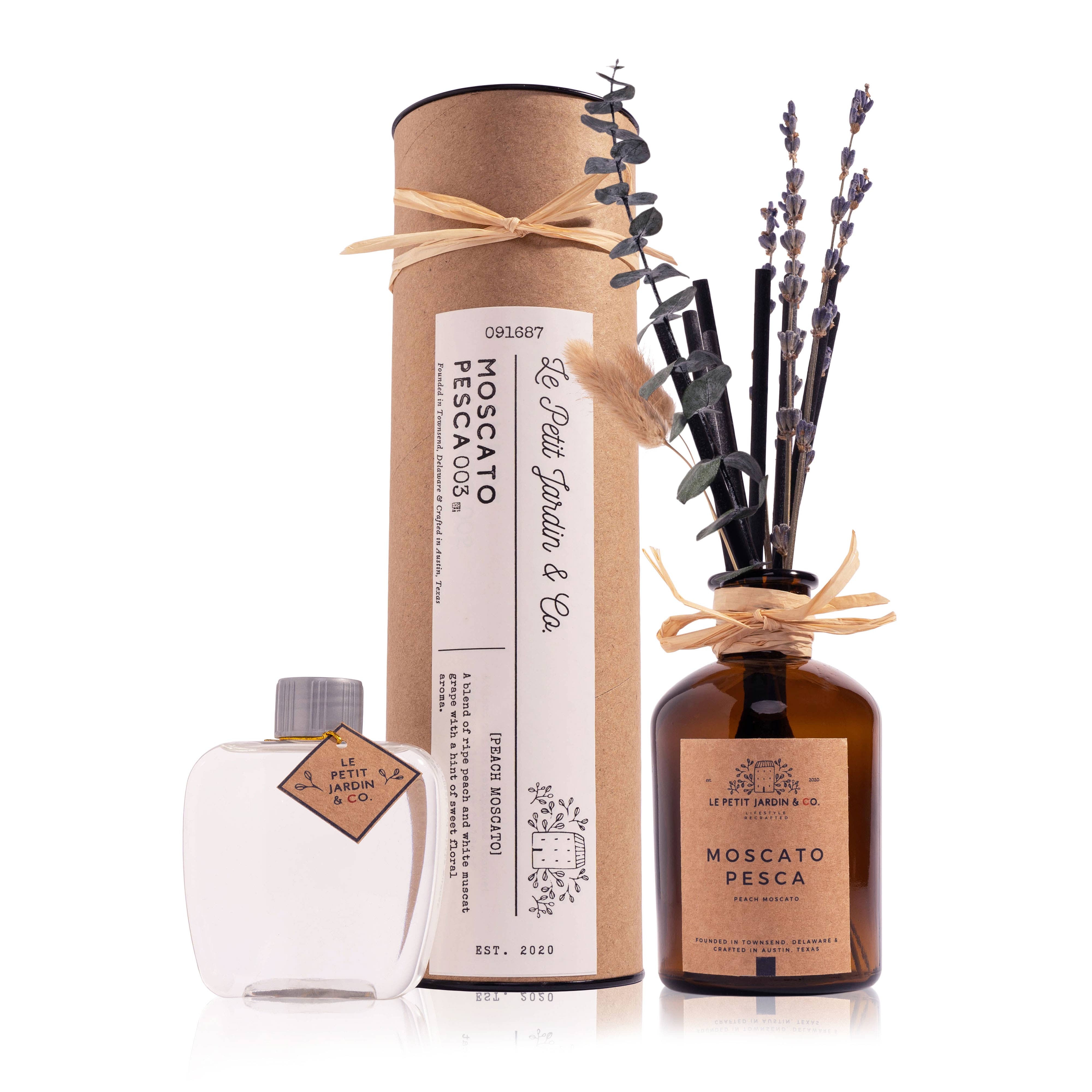 Made in the USA By Hush Candles Highly Scented Phthalate-free HOLIDAY SPICE REED DIFFUSER 3.3oz 